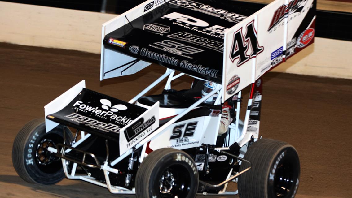Scelzi Posts Pair of Top 10s With World of Outlaws and All Stars in Iowa