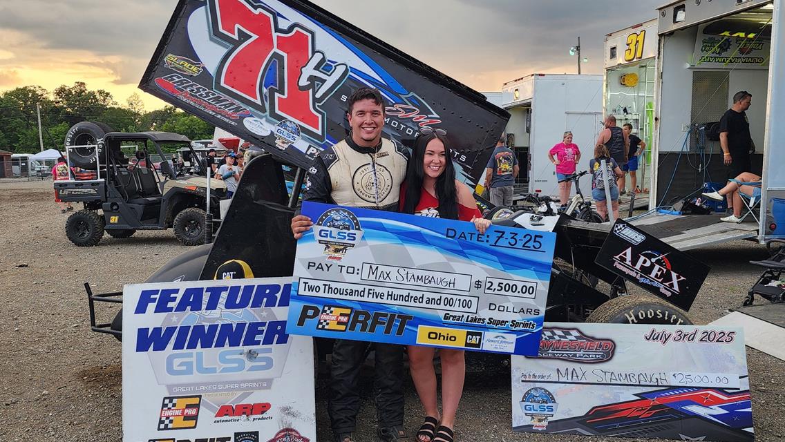 Stambaugh earns 6th GLSS win of the year, taking checkers at Waynesfield