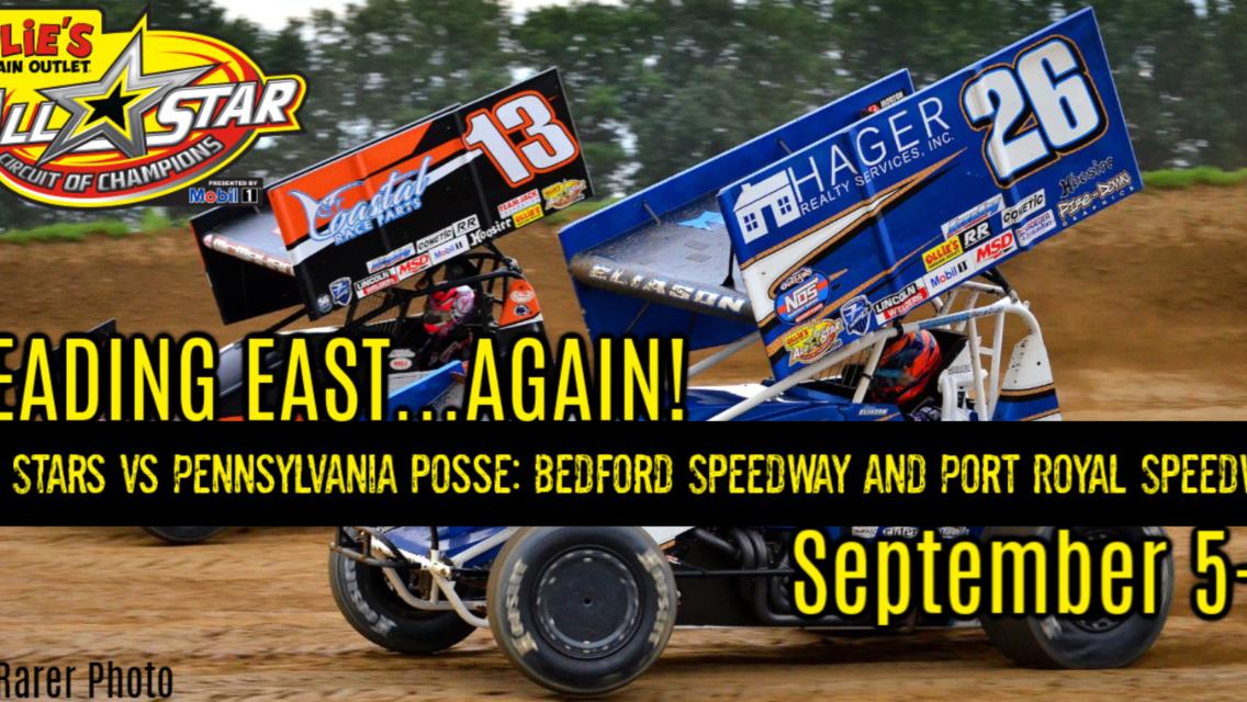 All Star Circuit of Champions will join Pennsylvania Posse for three nights including 52nd running of Tuscarora 50