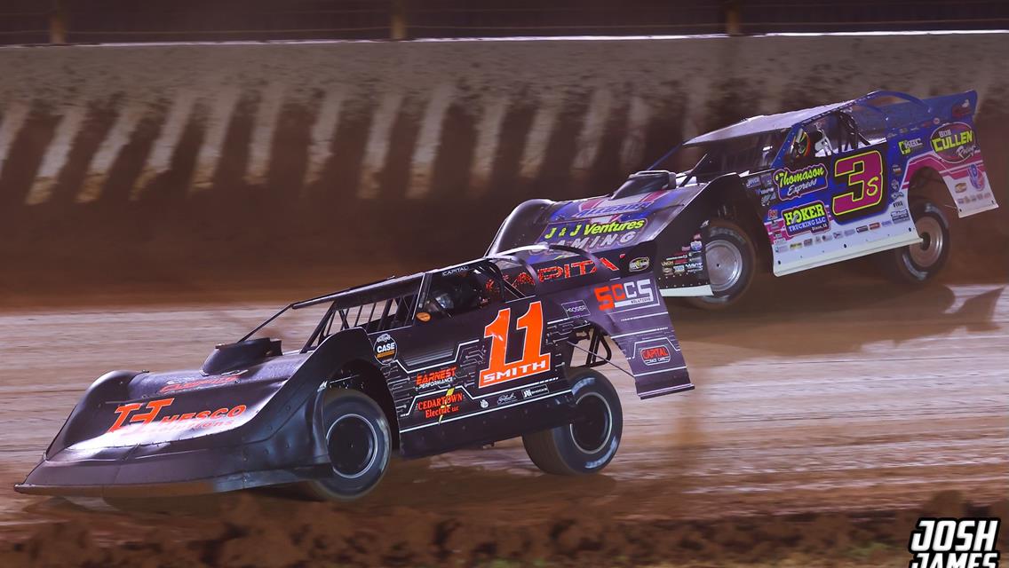 The Dirt Track at Charlotte (Concord, N.C.) – World of Outlaws Case Late Model Series – World Finals – November 6th-9th, 2024. (Josh James Artwork)