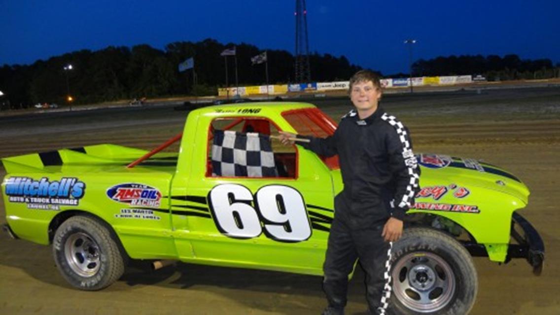 LONG WINS SUPER TRUCKS - REED SLIDE FOR 5