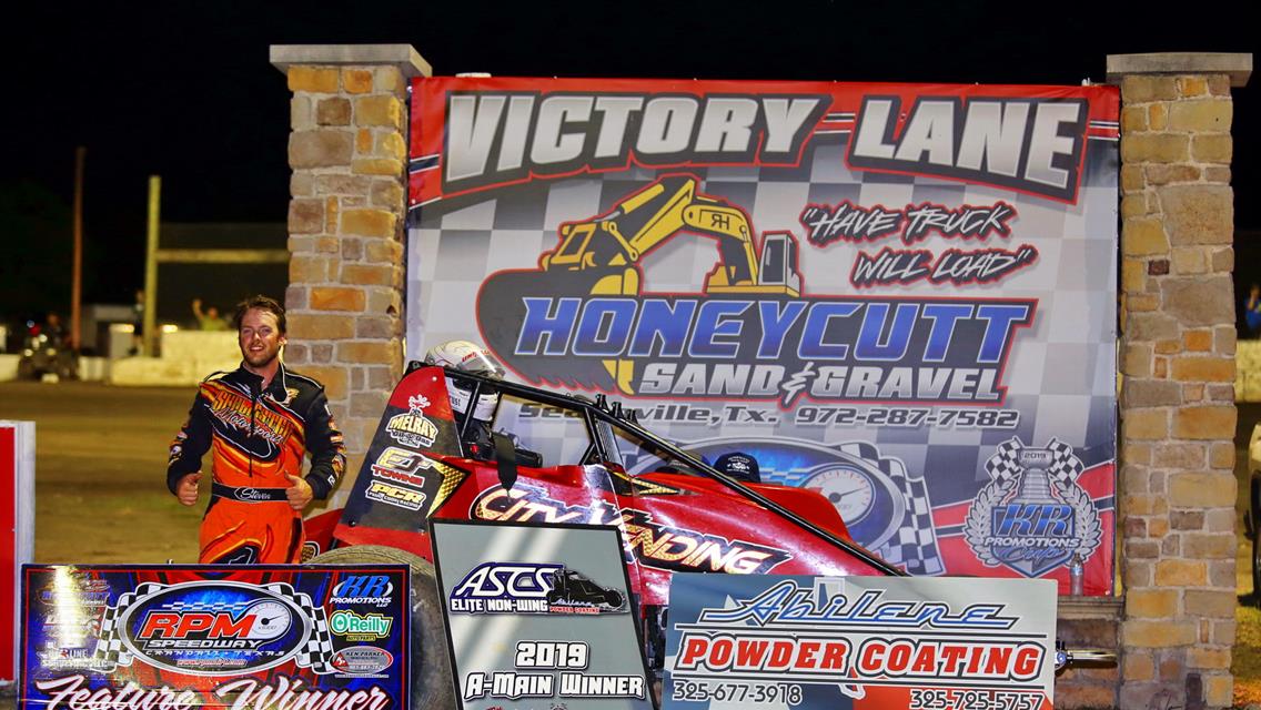 Steven Shebester Grabs First Career ASCS Elite Non-Wing Victory At RPM Speedway
