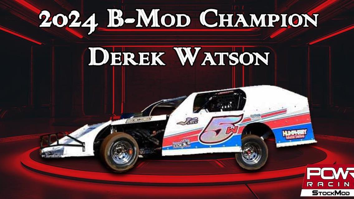 Derek Watson Wins Championship in American Powder Coating POWRi B-Mod Division