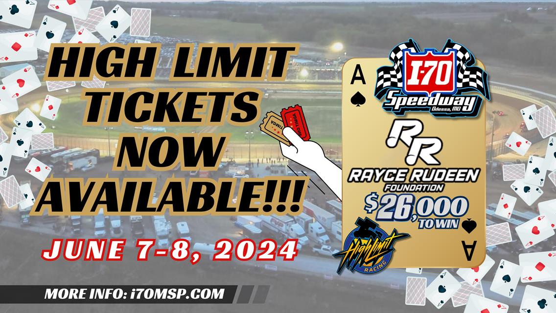 RAYCE RUDEEN FNDN. HIGH LIMIT TICKETS AVAILABLE | $26,000 TO WIN