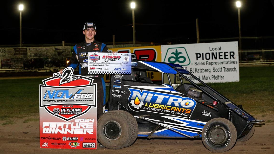 Frandsen, Weldon, Roberts, and Roush Victorious with NOW600 National on Saturday at KAM Raceway!