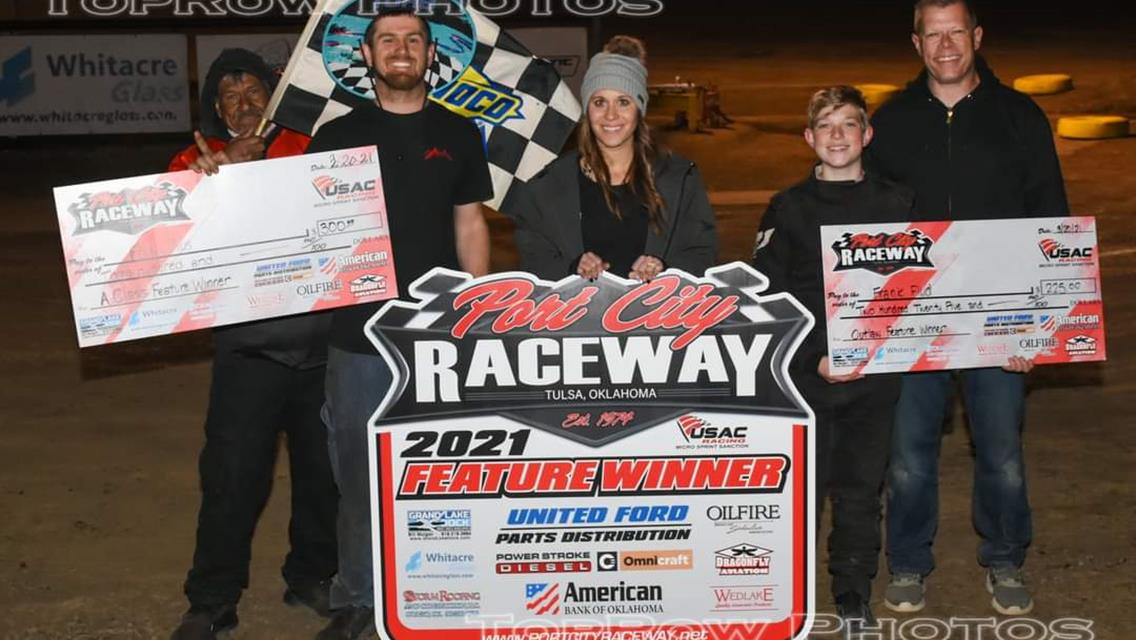 Flud Picks Up Pair of Triumphs During Port City Raceway Season Opener