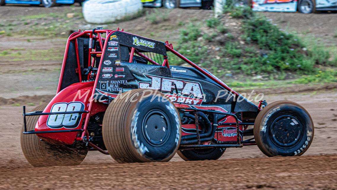 Amantea Earns Top 10 During USAC East Coast Sprint Cars Race at Georgetown