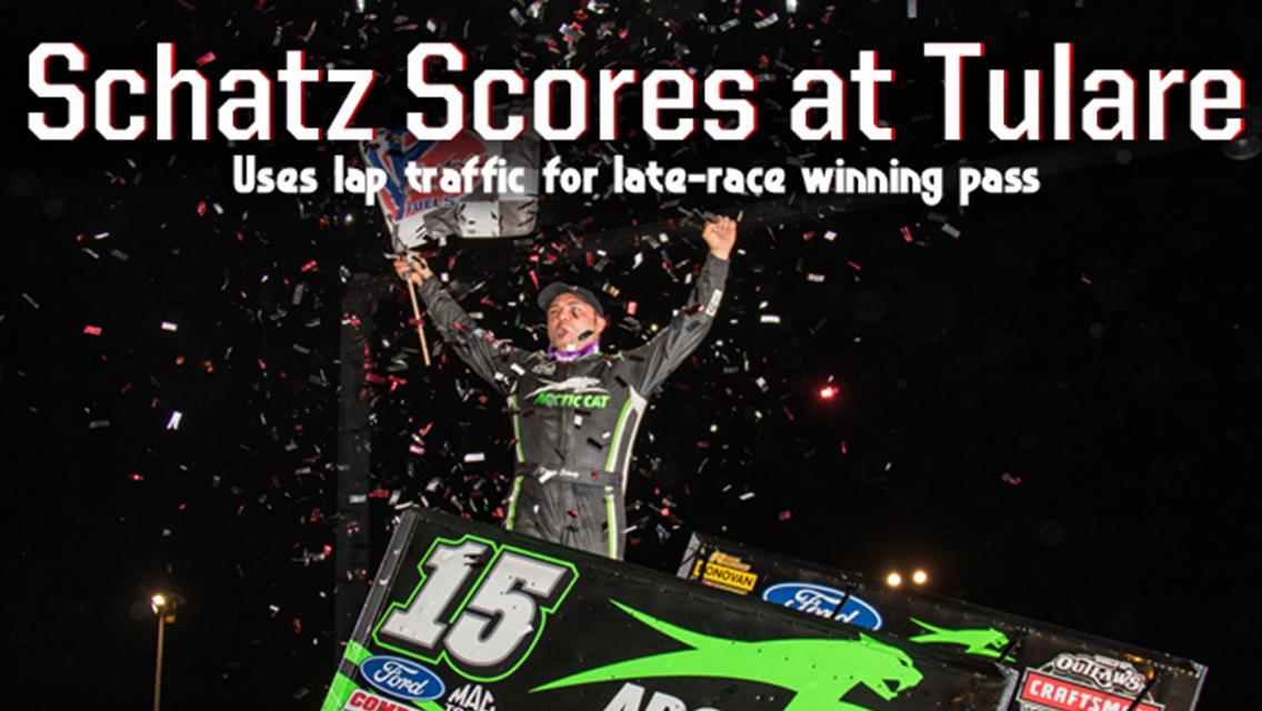 Donny Schatz Charges Late for Sixth Win