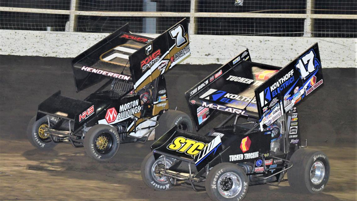 Henderson and Sandvig Dealt Heartbreak During Huset’s Speedway Opener