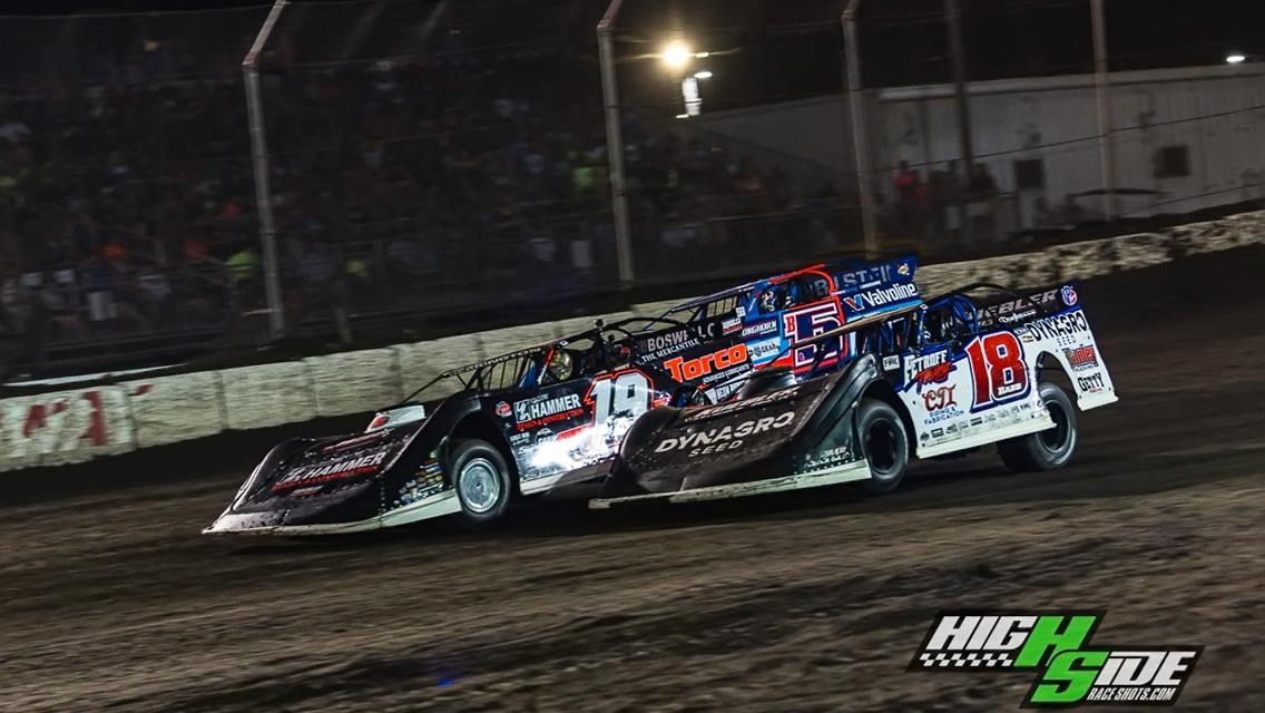 Fairbury Speedway (Fairbury, IL) – World of Outlaws Case Late Model Series – Prairie Dirt Classic – July 28th-29th, 2023. (High Side Race Shots Photo)