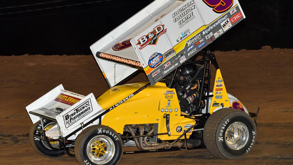Hagar Charges Through Field to Post Seventh-Place Result at I-30 Speedway