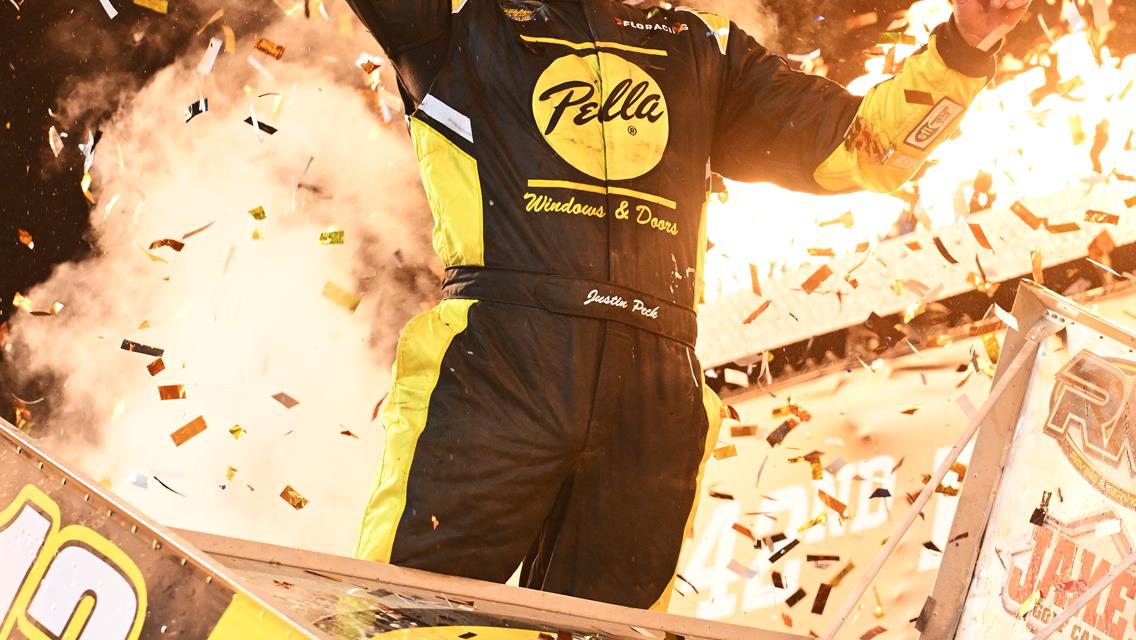 LONG TIME COMING: Justin Peck Wins First-Career Feature at Eldora Speedway