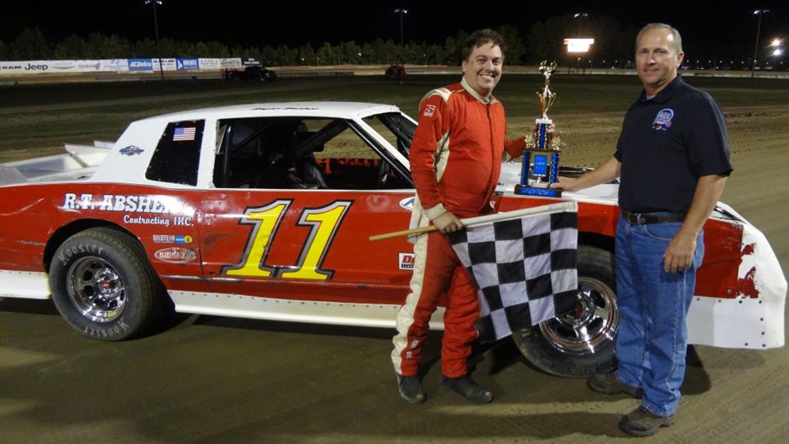 TANNER MARVEL WINS CHARGERS - BRYAN BROBST TAKES STREET STOCKS