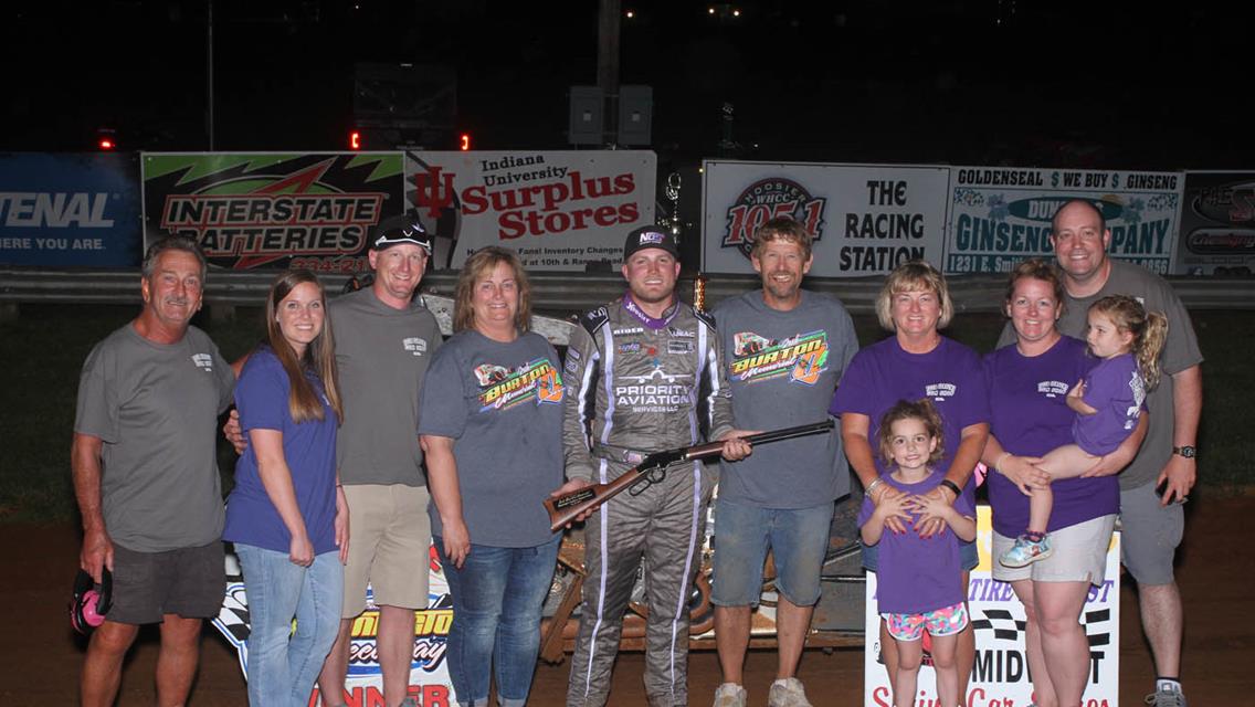 Tyler Courtney Captures Josh Burton Memorial at Bloomington Speedway