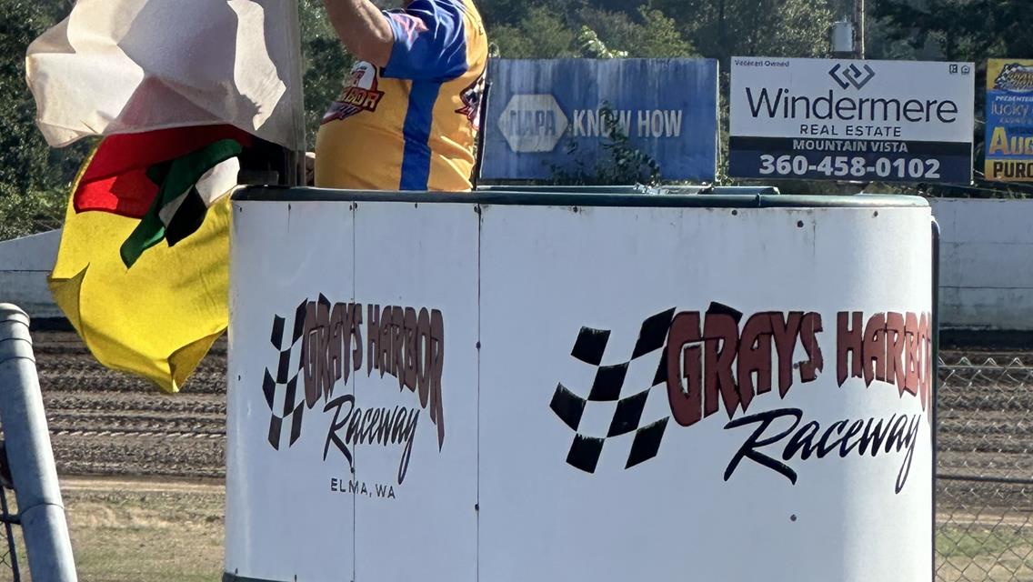 Mike Watson is the new full-time Flagman at Grays Harbor Raceway for 2025