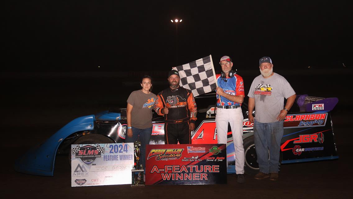 Godsey turns back late challenge to win Sooner feature at Caney