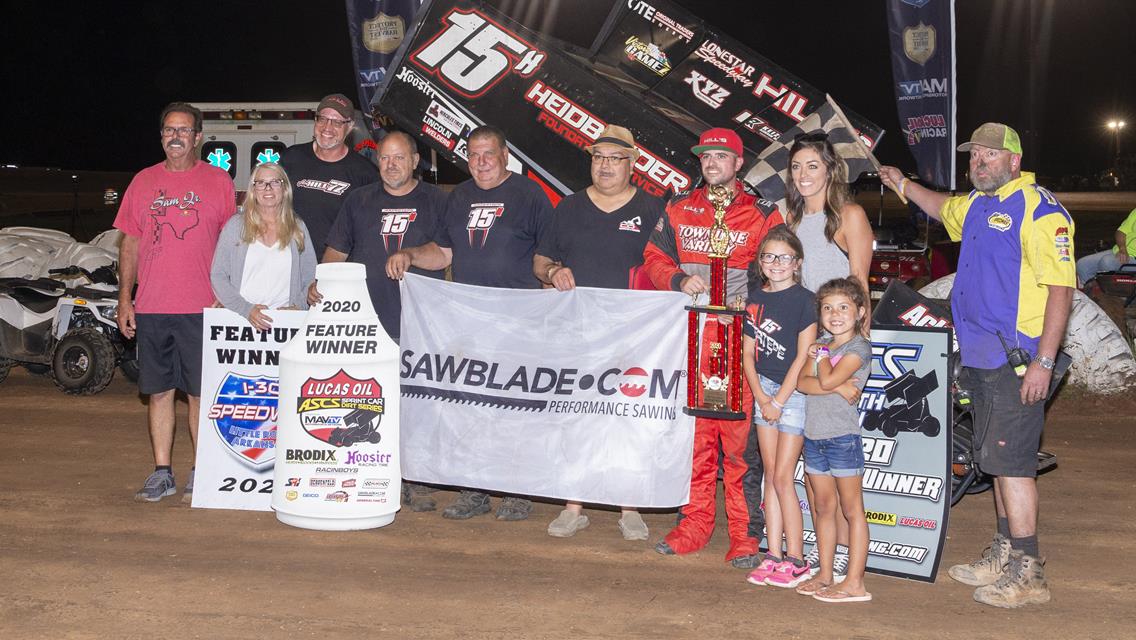 Flat Left Front Not Enough To Stop Hafertepe At I-30 Speedway With Lucas Oil ASCS