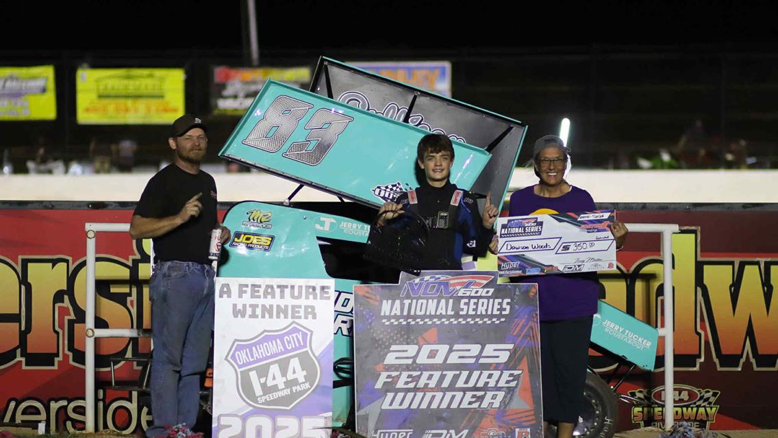 Nunley, Lacombe, and Woods Net Sooner 600 Week Fields on Thursday at I-44 Speedway Park!