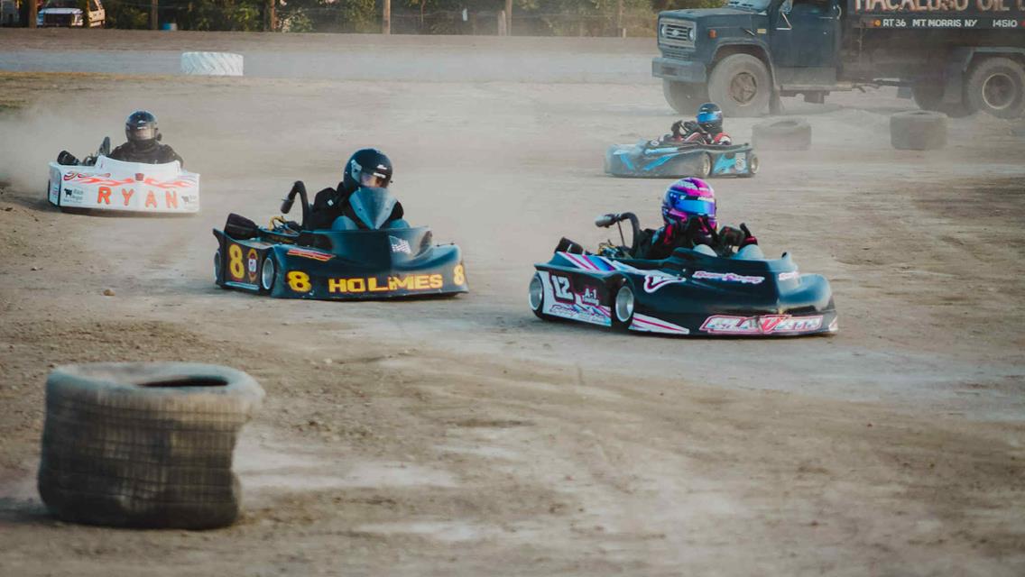 Barry and Anstett Cash In on Redemption at Genesee Kartway