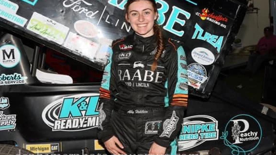 Abby Hohlbein On Track At I-96 Speedway