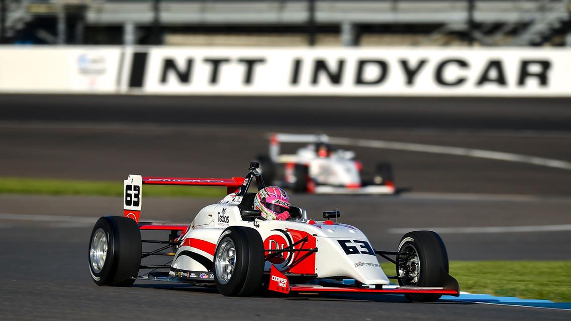 Burke Posts Career-Best Cooper Tires USF2000 Championship Result During Debut in Indianapolis