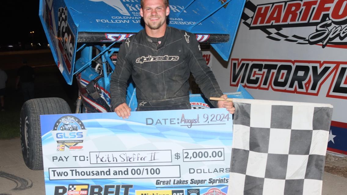 KEITH SHEFFER WINS FOR THE FIRST TIME WITH GLSS