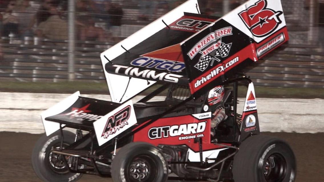 14-year old Timms wins third Sprint Week feature