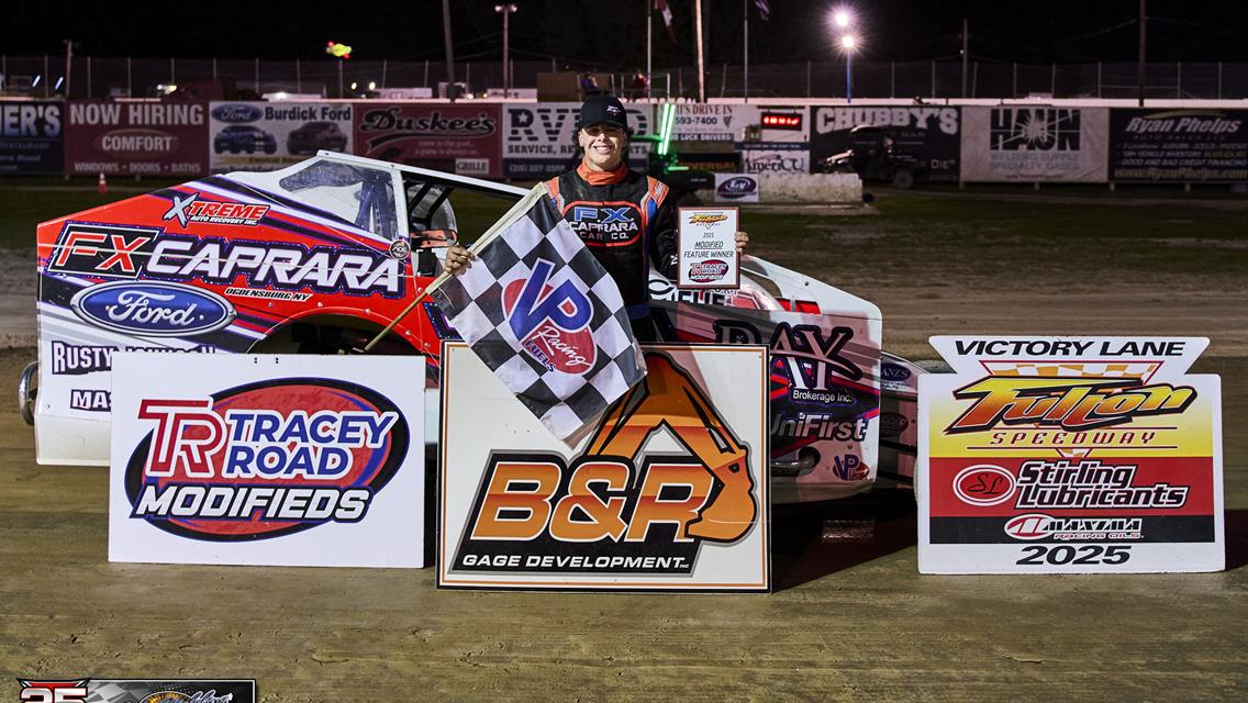 Matt Caprara Cruises to Fulton Speedway Modified Win