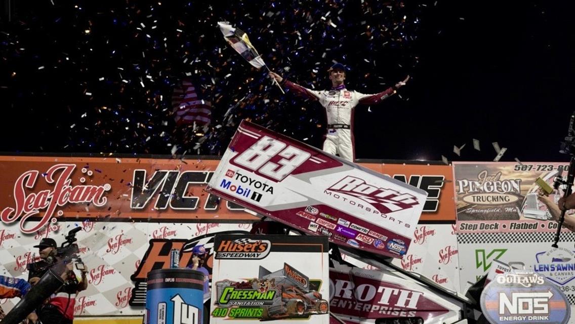 Kofoid Banks $100k at Huset’s Speedway, Capturing Huset’s Hustle Finale During the BillionAuto.com Huset’s High Bank Nationals Presented by Menards