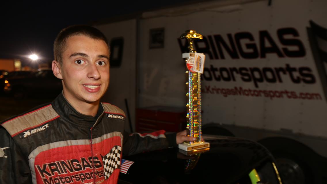 Johnny Kringas celebrates his 2nd victory of the 2015 Season