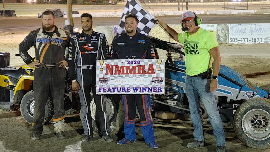 Michael Fanelli Secures Sandia’s Sprint Car Stampede Victory with POWRi NMMRA