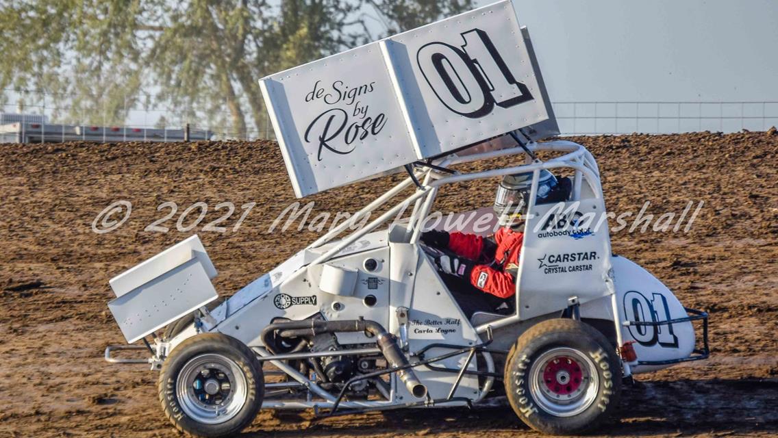 Bobby Layne Banks Feature Win in POWRi MLS at I-35 Speedway