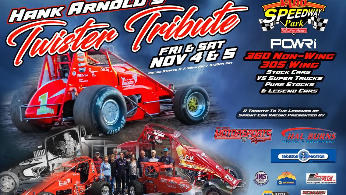Hank Arnold&#39;s Twister Tribute at Vado Speedway Park