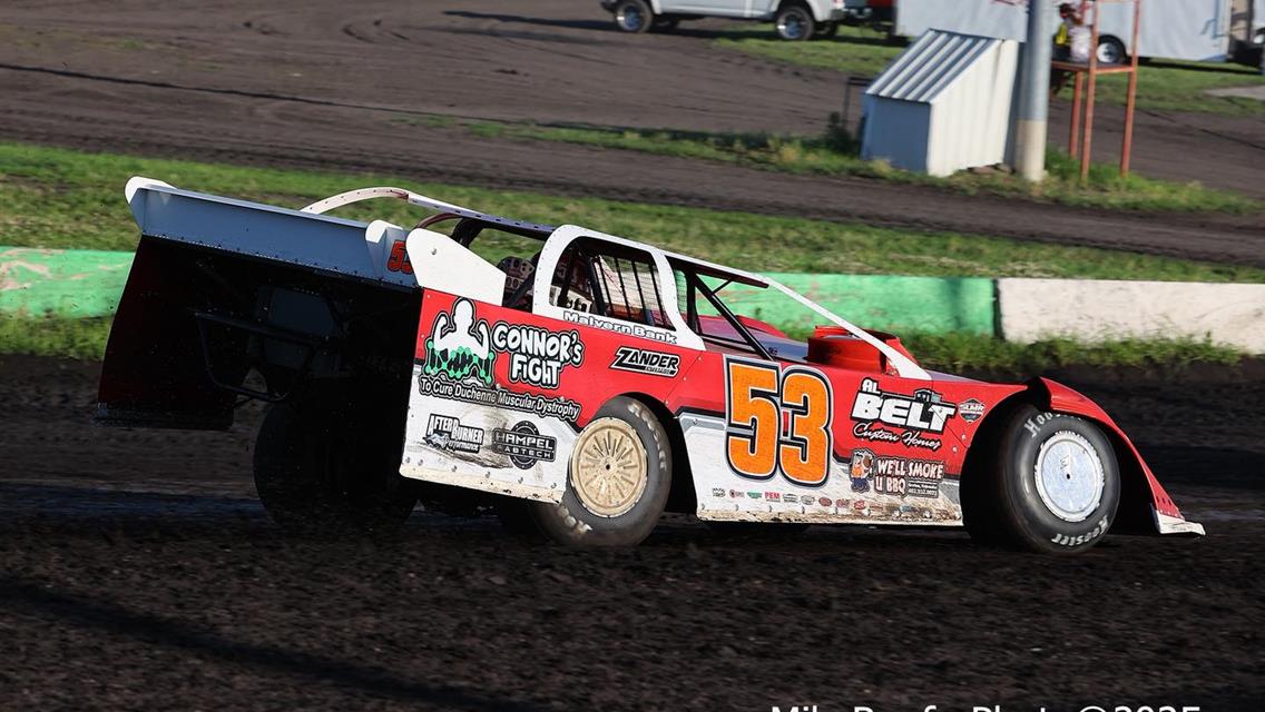 Adams County Speedway (Corning, IA) – Malvern Bank West Series – Gail &amp; Karen Hampel Memorial – June 28th, 2025. (Mike Ruefer Photo)