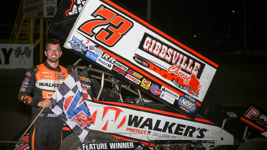 Scotty Thiel and Team 73 victorious with MOWA at Lincoln Speedway; Scored top-five in IRA Wilmot visit