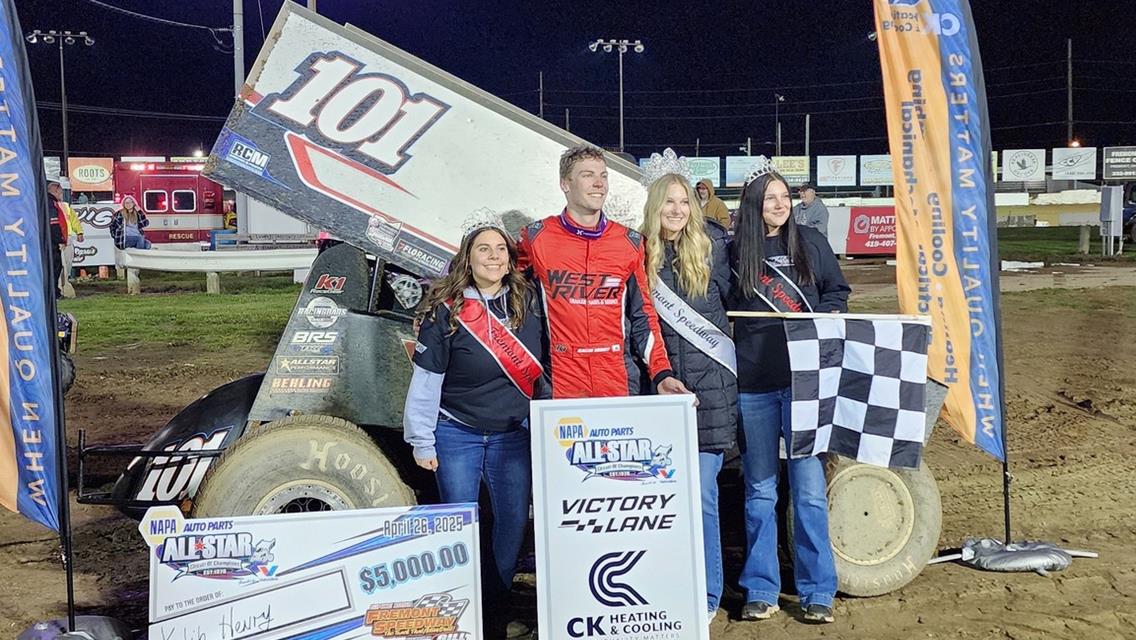 Kalib Henry charges from 13th to open Fremont and All Stars season with win