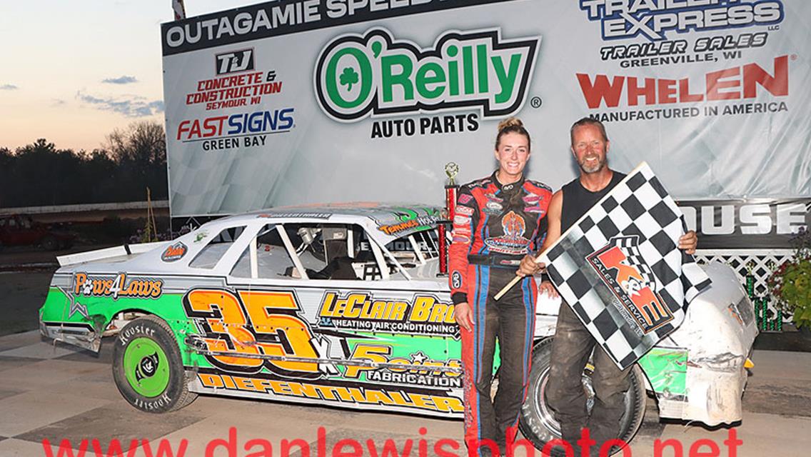 SCHEFFLER SHREDS OUTAGAMIE LATE MODEL FOES