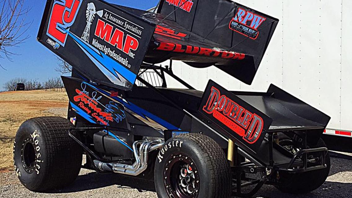 Blurton Back Behind the Wheel of a 360ci Sprint Car During Busy Weekend