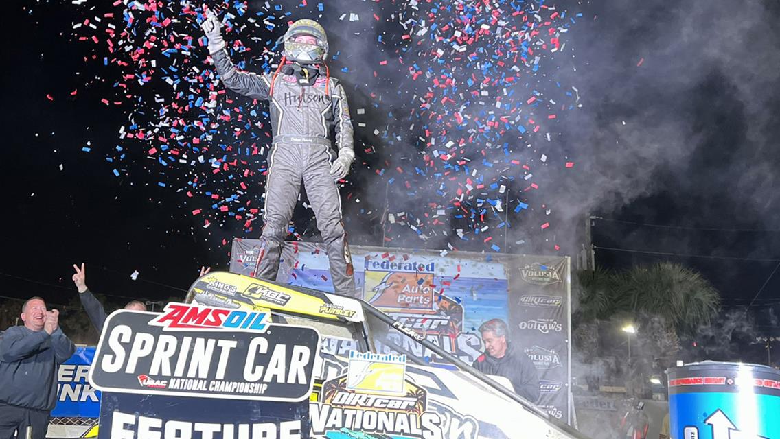 Pursley scores first USAC Sprint Car victory