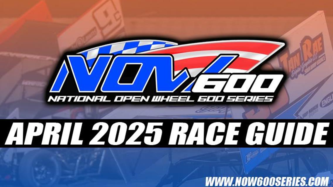 27 Events Highlight the Month of April for the National Open Wheel 600 Series