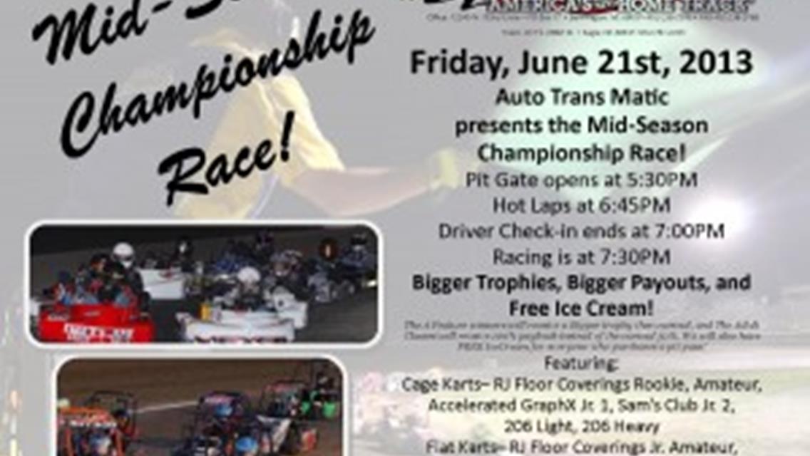 Mid Season Championship Race! Bigger Trophies, Bigger Payouts, annnd...... Ice Cream!