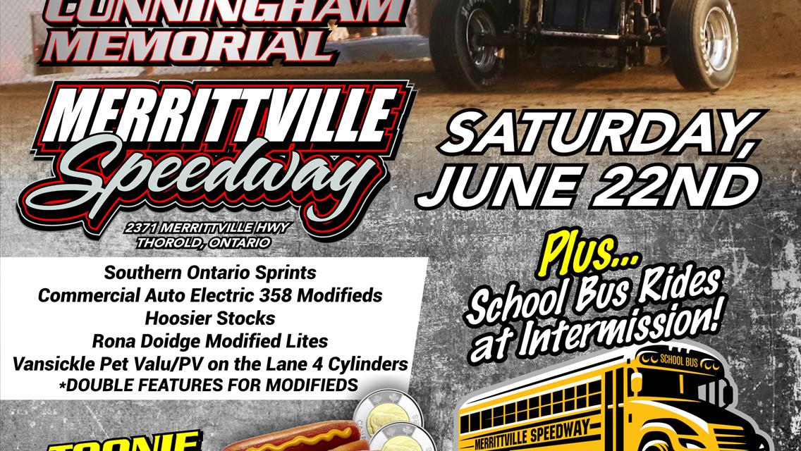 Gary Cunningham Memorial and Twin 358 Features on Saturday Night