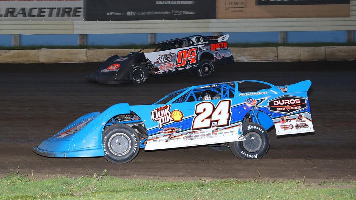 Mason City Motor Speedway (Mason City, IA) – Malvern Bank East &amp; West Series – Summer Smackdown – August 25th, 2024. (Mike Ruefer Photo)