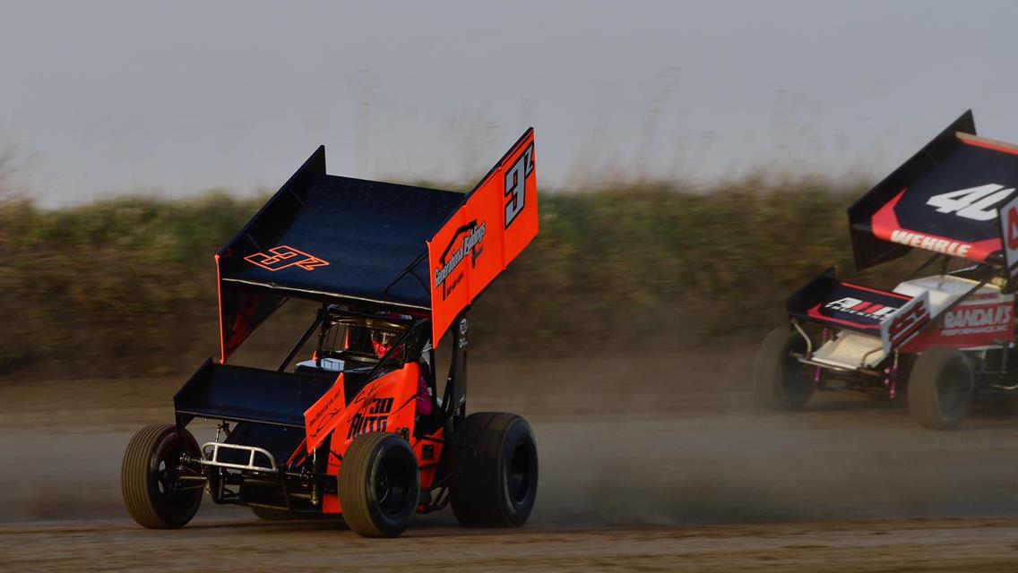 Stuart Speedway (Stuart, IA) – Malvern Bank 360 Sprint Invaders – April 12th, 2025. (Jeremy Thompson photo)
