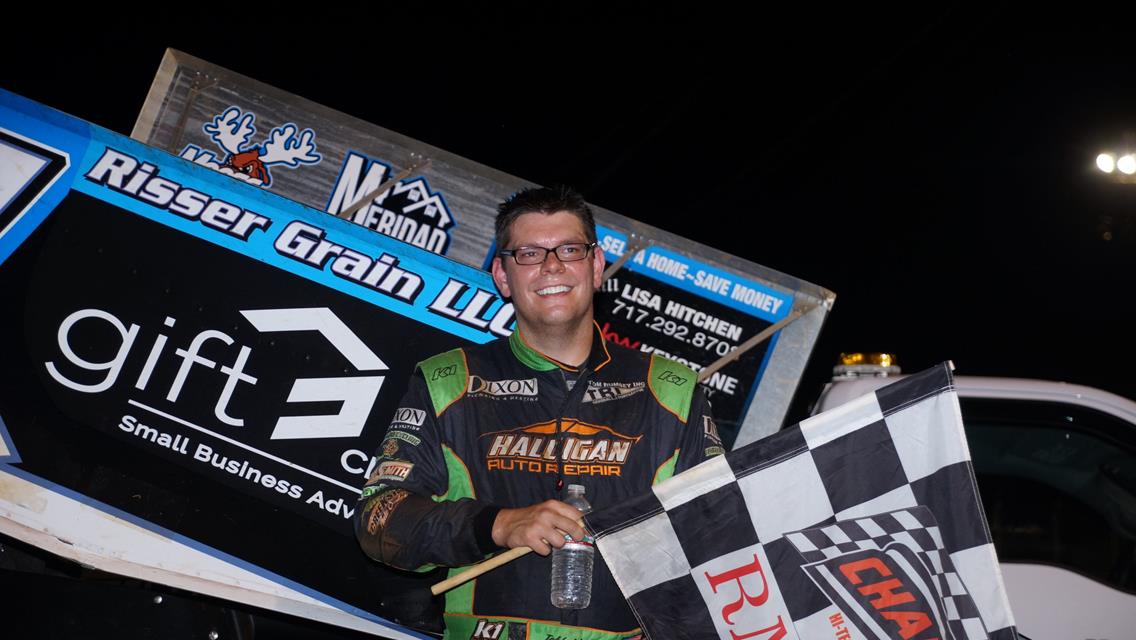 HALLIGAN&#39;S 1st 410 WIN; Owings &amp; Chaney in Victory Lane at Lincoln for 2nd Time in &#39;19