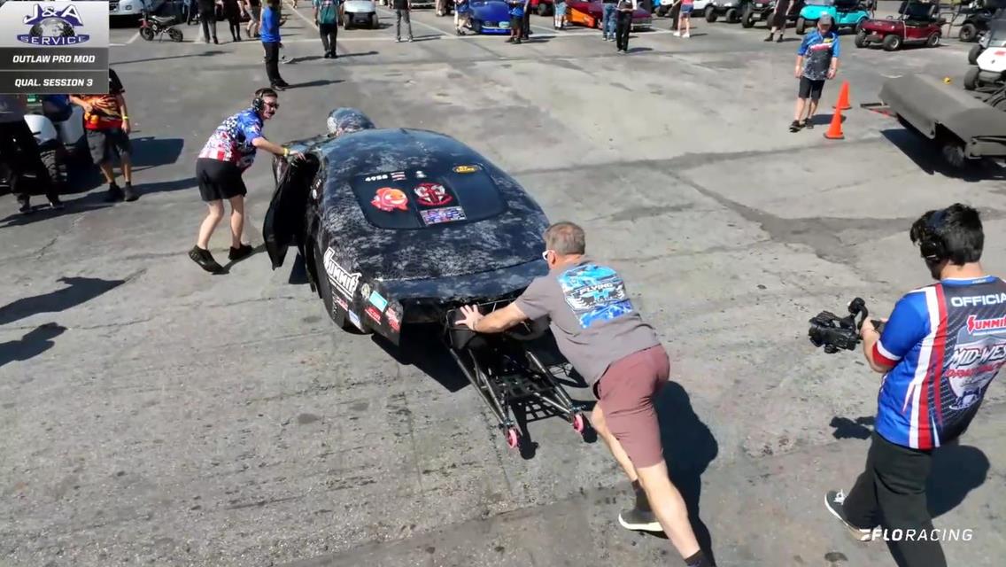 Micke to #5! Haney at #9! Round 3 of Qualifying at World Series of Pro Mod!!
