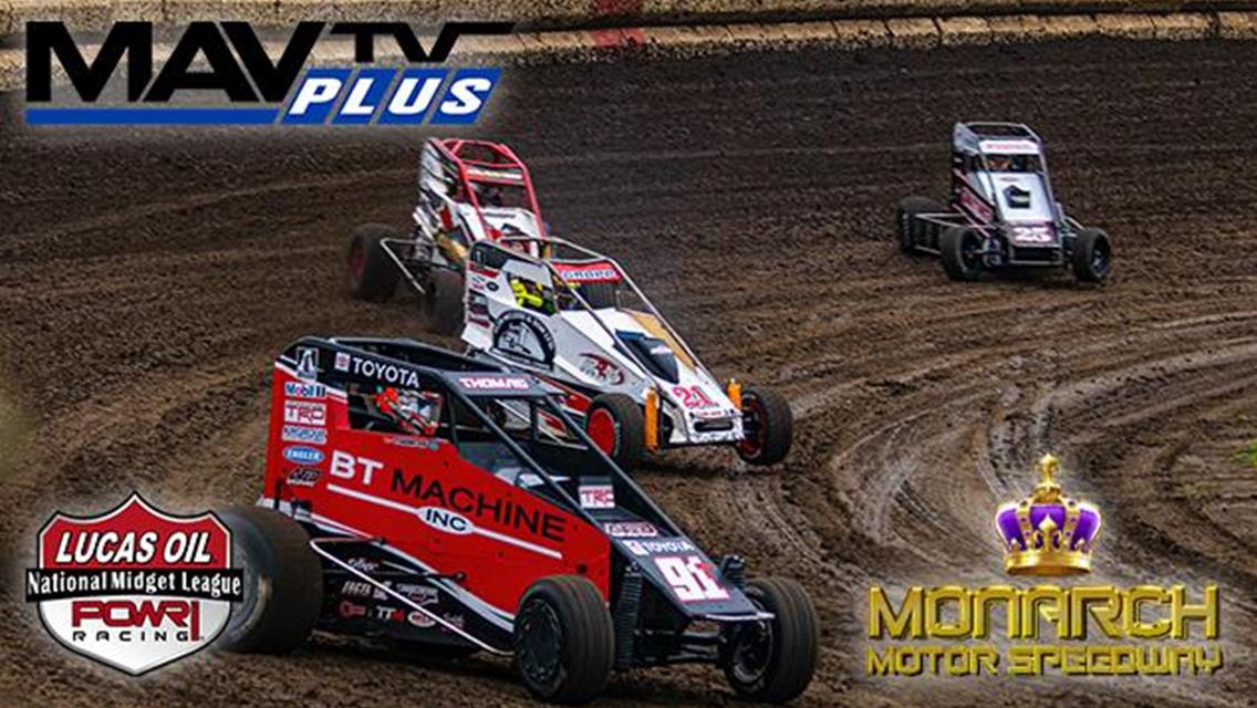 POWRi Lucas Oil National Midgets to Launch 2021 Season at Monarch Motor Speedway