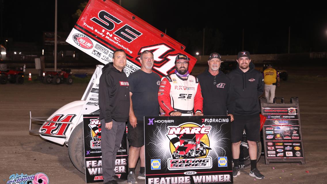 Scelzi Brings NARC Sprint Cars Back To Antioch Speedway In Victory