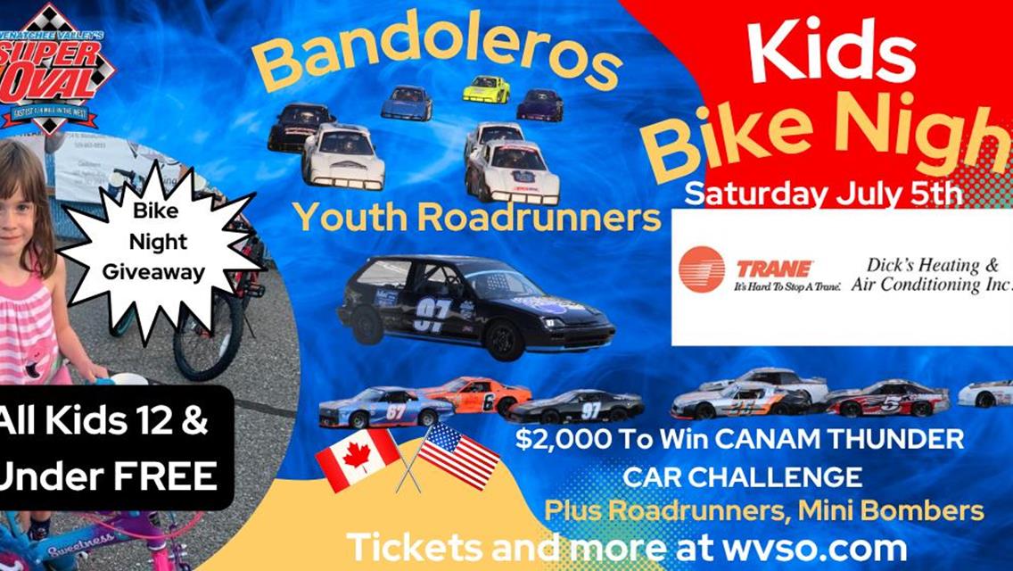 Kid's Bike Night July 5th