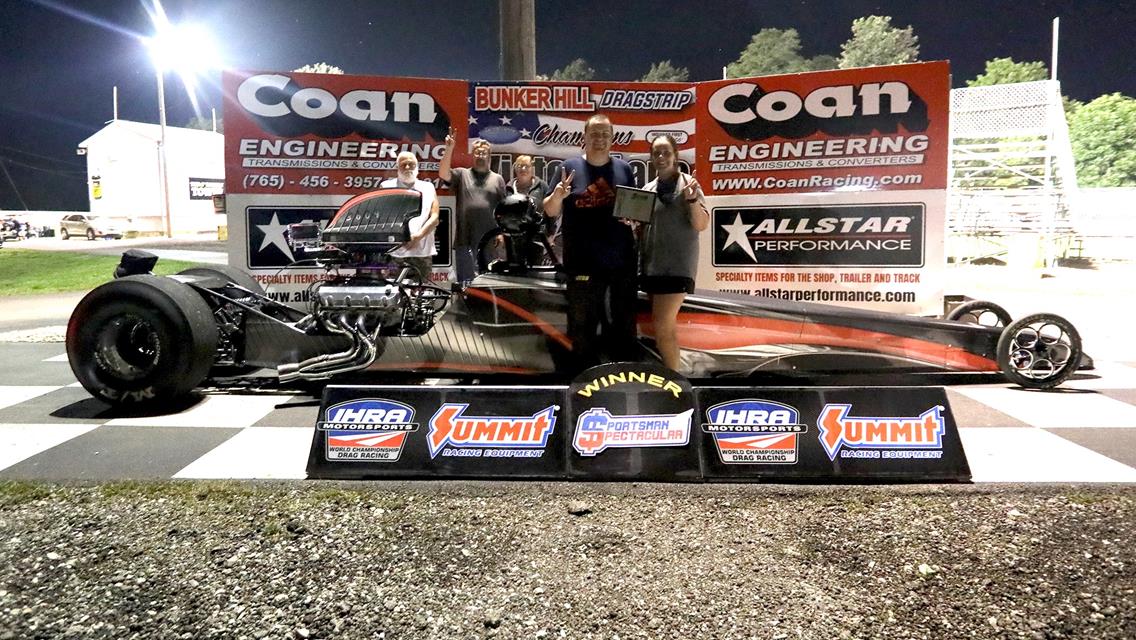 Gosnell Doubles Up With IHRA Sportsman Spectacular presented by Moser Victories at Bunker Hill Dragstrip